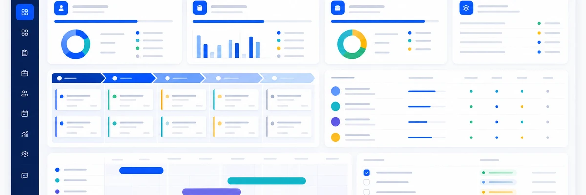 Painel visual de operação para prestadores de serviços